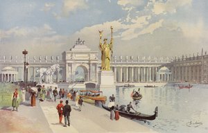 Looking East in the Grand Court by American School